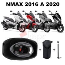 Forração Yamaha Nmax Baú Forro Preto + Guidão + 1 Antena