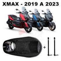 Forração Yamaha Xmax 250 Forro Preto Baú Standard + 2 Antena
