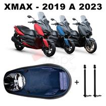 Forração Yamaha Xmax 250 Kit Forro Premium Azul + 2 Antena
