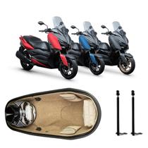Forração Yamaha Xmax 250 Kit Forro Premium Bege + 2 Antena