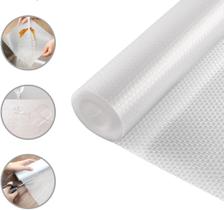 Forro Antiderrapante Impermeável Transparente 60x100cm Tapete Protetor para Armário, Gaveta, Geladeira e GuardaRoupa Emborrachado Resistente Forro Antiderrapante Impermeável Transparente 60x100cm Tapete Protetor para Armário, Gaveta, Geladeira e GuardaRoupa Emborrachado Resistente