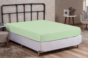 Forro Cama Casal 200 Fios Algodão com Elástico Toque Macio