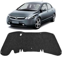 Forro Capo Honda Civic 2007 a 2011 Manta Autocolante Isolante + Presilhas