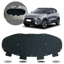 Forro Capô para C3 2023 a 2024 Manta Termo Acústica Antirruído Feltro Isolante 5mm Preto Antichamas Grud Gtc 5007