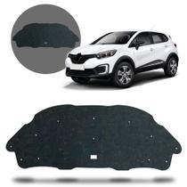 Forro Capô para Captur 2018 a 2020 Manta Termo Acústica Antirruído Feltro Isolante 5mm Preto Antichamas Grud Gtc 5169