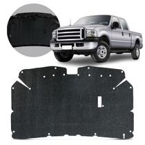 Forro Capô para F250 F350 F4000 1999 a 2011 Manta Termo Acústica Antirruído Feltro Isolante 5mm Preto Antichamas Grud Gtc 5274