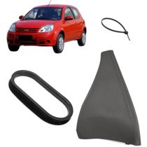 Forro Coifa Com Aro Suporte Para Alavanca Freio De Mão Ka 2008 Á 2013