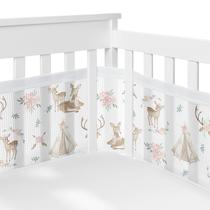 Forro de berço Sweet Jojo Designs BreathableBaby Woodland Deer