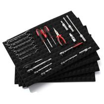 Forro de caixa de ferramentas CASOMAN 60x40 cm, espuma antiderrapante, 4 peças