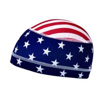 Forro de Capacete Refrigerante Leve - Estampa Bandeira EUA - Unissex