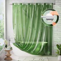 Forro de cortina de chuveiro Amazer Bath No Hook 100% EVA 180x190cm Forro de cortina de chuveiro Amazer Bath No Hook 100% EVA 180x190cm