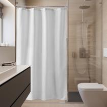 Forro de cortina de chuveiro Amazer Small Stall lavável branco Forro de cortina de chuveiro Amazer Small Stall lavável branco