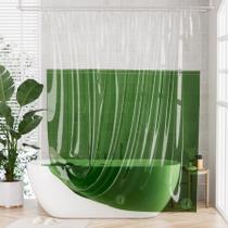Forro de cortina de chuveiro AmazerBath 100% EVA 180x180cm transparente