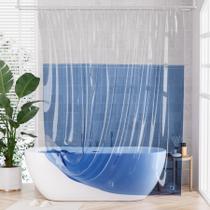 Forro de cortina de chuveiro AmazerBath 100% EVA 180x180cm transparente Forro de cortina de chuveiro AmazerBath 100% EVA 180x180cm transparente