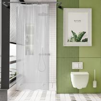 Forro de Cortina de Chuveiro AmazerBath 91x183cm Transparente PEVA Forro de Cortina de Chuveiro AmazerBath 91x183cm Transparente PEVA