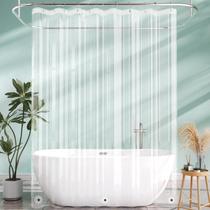 Forro de cortina de chuveiro AmazerBath Extra Long Clear 180x275cm Forro de cortina de chuveiro AmazerBath Extra Long Clear 180x275cm