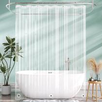 Forro de cortina de chuveiro AmazerBath Long 180x230cm Clear PEVA Forro de cortina de chuveiro AmazerBath Long 180x230cm Clear PEVA