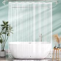 Forro de cortina de chuveiro AmazerBath Long 72x80cm Clear PEVA