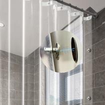 Forro de cortina de chuveiro Arayarser 183x193cm com ímãs e clipes