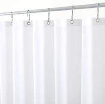Forro de cortina de chuveiro Biscaynebay Hotel Quality 180x180cm branco