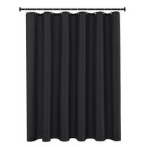 Forro de cortina de chuveiro Biscaynebay Hotel Quality 180x180cm preto