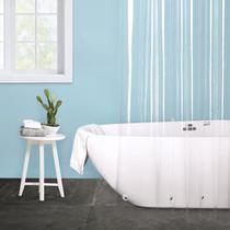 Forro de cortina de chuveiro EurCross Clear PEVA 36x72cm com ímãs