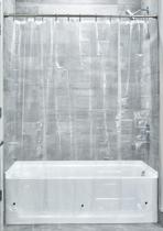 Forro de cortina de chuveiro InterDesign iDesign 183x244cm Transparente