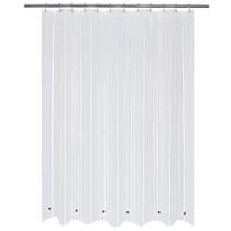 Forro de cortina de chuveiro Mrs Awesome Clear PEVA 180x180cm Forro de cortina de chuveiro Mrs Awesome Clear PEVA 180x180cm