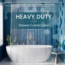 Forro de cortina de chuveiro Titanker Clear PEVA Waterproof 180x180cm Forro de cortina de chuveiro Titanker Clear PEVA Waterproof 180x180cm