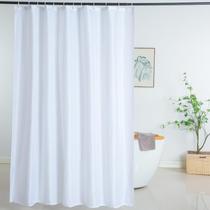 Forro de cortina de chuveiro WellColor White Poliéster 180x188cm Forro de cortina de chuveiro WellColor White Poliéster 180x188cm