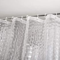 Forro de cortina de chuveiro WELTRXE EVA 8G impermeável 180x180cm Forro de cortina de chuveiro WELTRXE EVA 8G impermeável 180x180cm