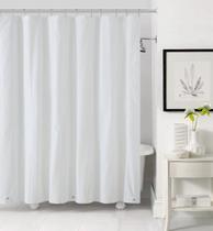 Forro de cortina de chuveiro Zenna Home White PEVA 180x178cm