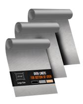 Forro de forno Buself, pacote com 3, 43 x 64 cm, tapete antiaderente grande