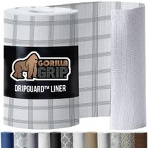 Forro de gaveta e prateleira Gorilla Grip DripGuard 50x50cm cinza