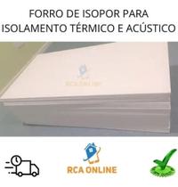 Forro De Isopor Isolamento Térmico E Acústico 10 Placas 1000x500x20