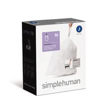 Forro de lata de lixo simplehuman Custom Fit J 30-40 l/10-10,5 galões Forro de lata de lixo simplehuman Custom Fit J 30-40 l/10-10,5 galões