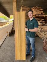 Forro de madeira Angelim Extra 9 cm - Peças com 2,00 m -Macal Madeira - MACAL MADEIRAS