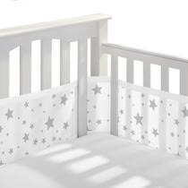 Forro de malha respirável para bebês para berços de tamanho normal Starlight Forro de malha respirável para bebês para berços de tamanho normal Starlight