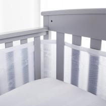 Forro de malha respirável para berço para bebês Sheer Deluxe, 5 mm Stars Forro de malha respirável para berço para bebês Sheer Deluxe, 5 mm Stars