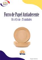 Forro de Papel Antiaderente 16 x 4,5 cm c/25 unid. - Wyda - Airfryer, fritadeira elétrica (17233)