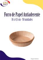 Forro de Papel Antiaderente 16 x 4,5 cm c/ 50 unid. - Maxmídia - Air fryer, fritadeira (17249)