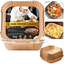 Forro de papel descartável Air Fryer, quadrado de 10 polegadas, 100 unidades Forro de papel descartável Air Fryer, quadrado de 10 polegadas, 100 unidades