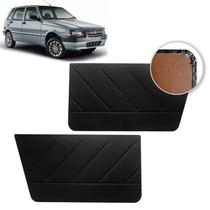 Forro De Porta Dianteira Uno 4 Portas 91-13 material sintético Preto