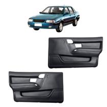 Forro De Porta Moldado Santana 1991 A 2000 Dianteiro Preto