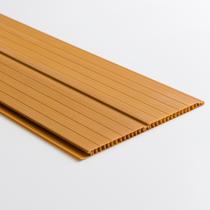 Forro de PVC Duplo Frisado 7,2m2 - Cerejeira