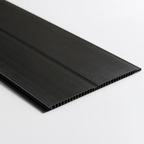 Forro de PVC Duplo Frisado 7,2m2 - Preto