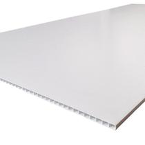 Forro de pvc modular EspaçoFloor branco 7 x 625 x 1250mm caixa com 10 unid