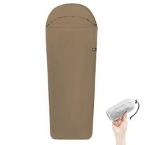 Forro de saco de dormir Naturehike Ultralight Lavável ZY20 Brown Forro de saco de dormir Naturehike Ultralight Lavável ZY20 Brown