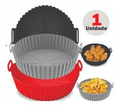 Forro De Silicone Air Fryer Reutilizável Protetor Micro-ondas Fritadeira Com Alça - Uny Gift