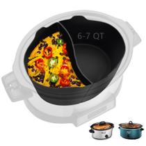 Forro de Silicone Reutilizável para Panela de Cozimento Lento Horuhue 6-7QT Livre de BPA Forro de Silicone Reutilizável para Panela de Cozimento Lento Horuhue 6-7QT Livre de BPA